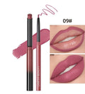 Resultado final nos labios com Duo Labial Matte Perfeito