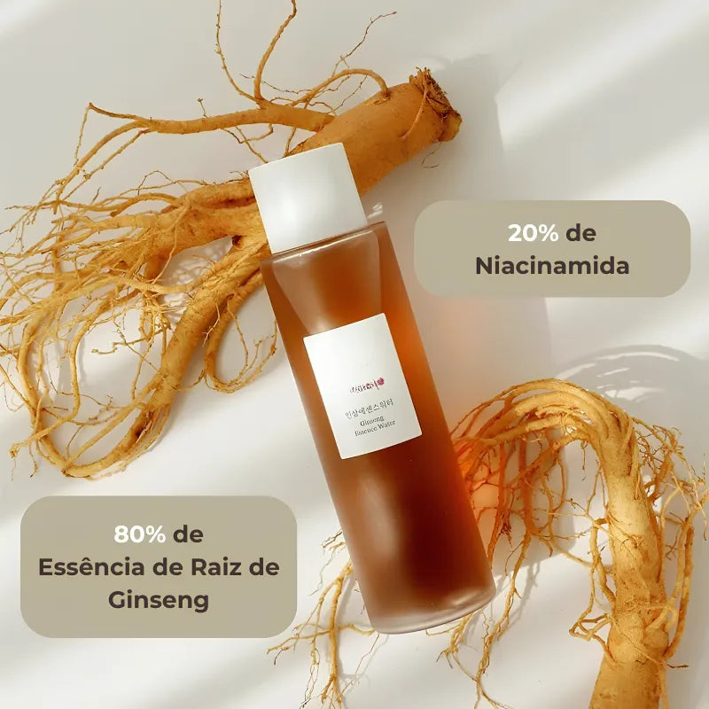 Aplicação do tônico coreano clareador na rotina de skincare