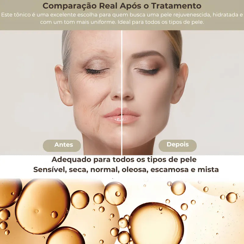Frasco do tônico coreano antienvelhecimento com essência natural de ginseng