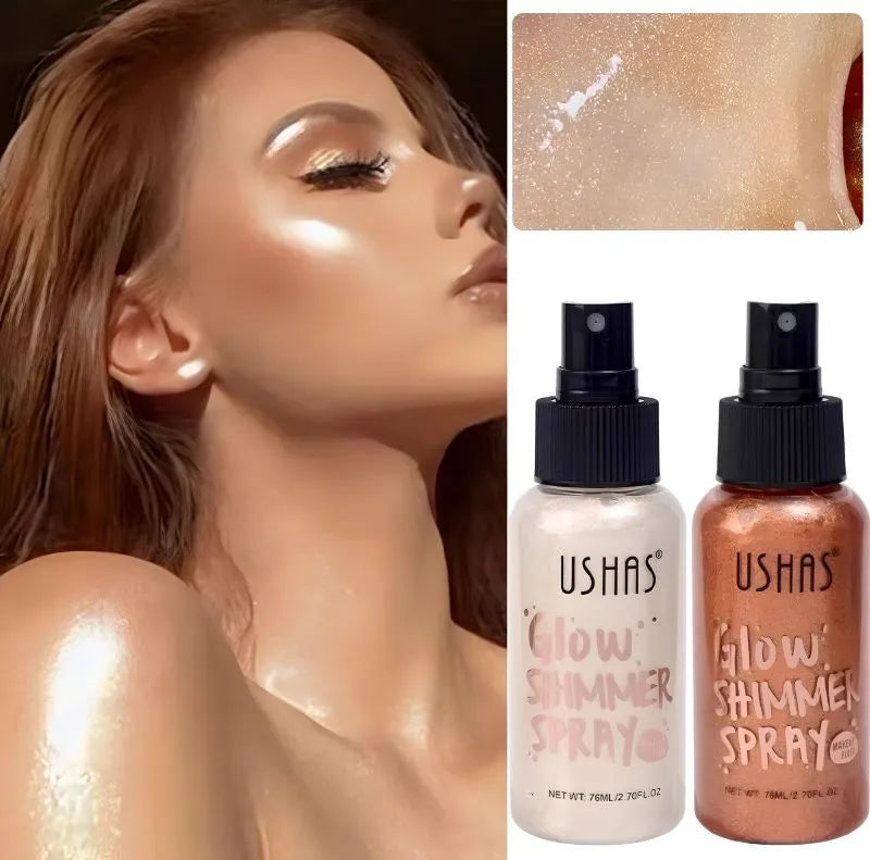 Iluminador Corporal Liquido com Glitter