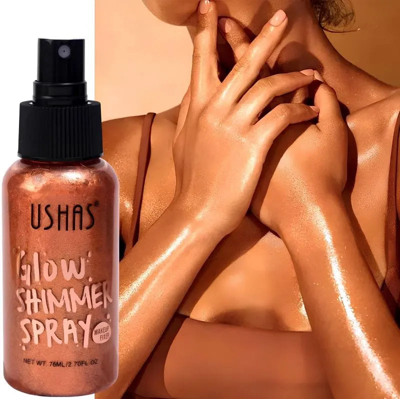Iluminador Corporal Liquido com Glitter