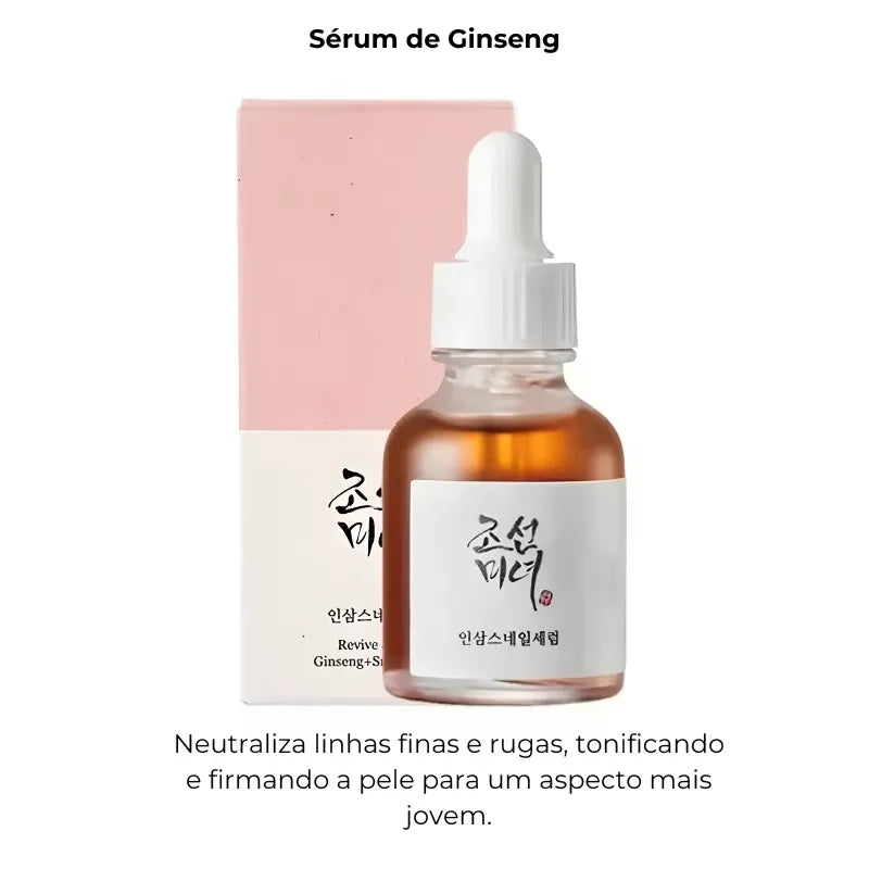Sérum facial clareador e hidratante coreano no kit avançado