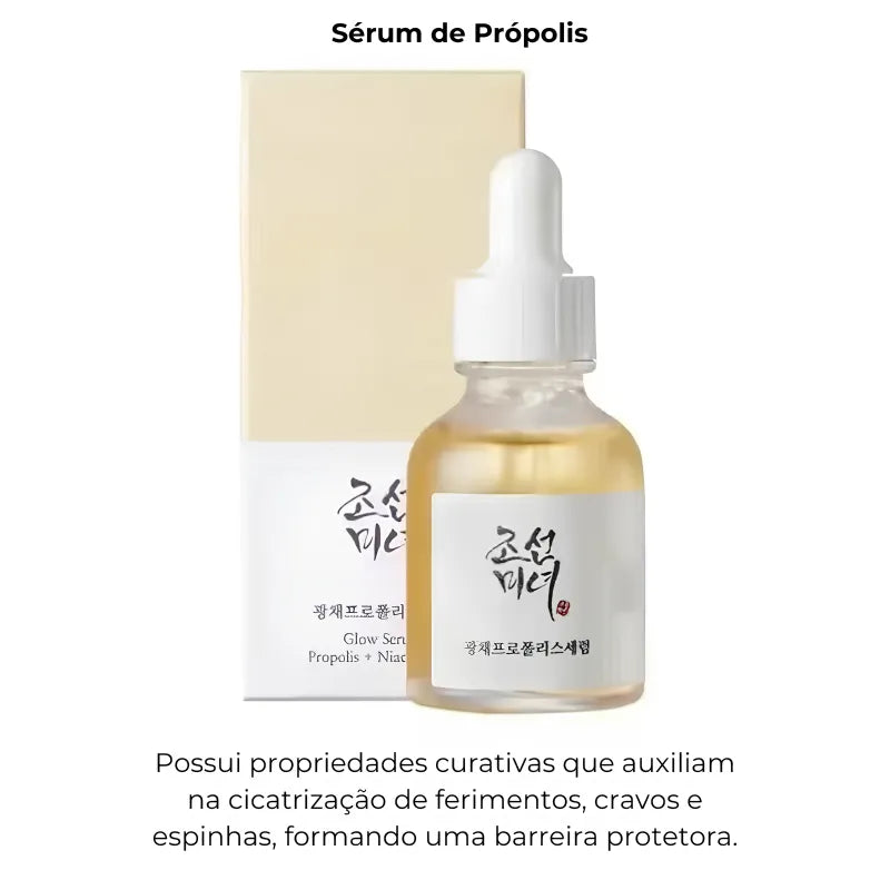 Variação do Kit Sérum Coreano com ativos clareadores e antiacne