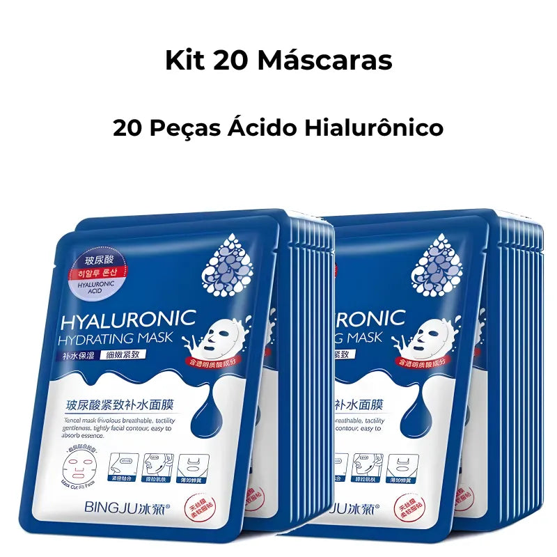 Máscara facial coreana pronta para remover com facilidade