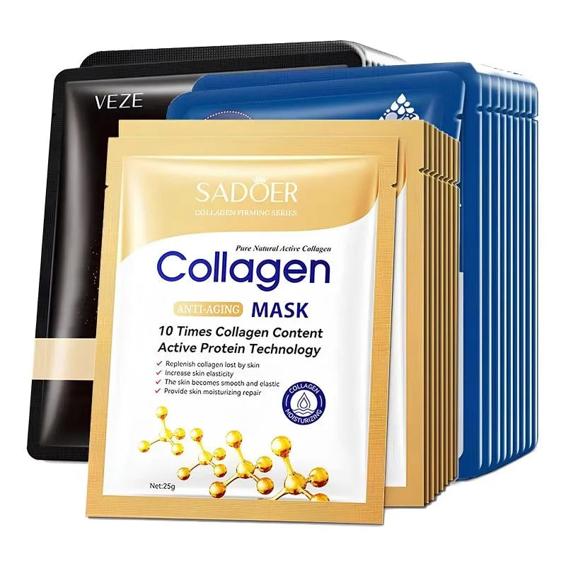 Máscara facial coreana ação rápida para pele viçosa