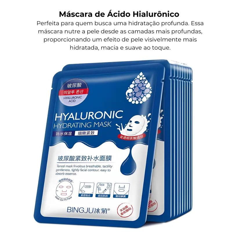 Máscara facial coreana efeito firmeza e elasticidade
