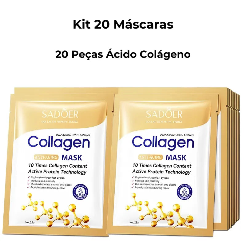 Máscara facial coreana para tom de pele uniforme