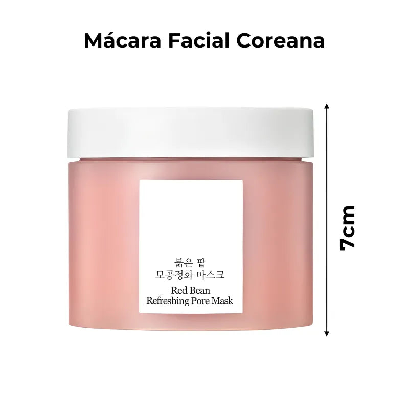 Máscara facial coreana para uso diário com fórmula suave