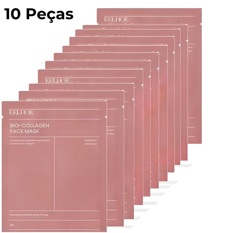 Máscara de Biocolágeno para pele firme e iluminada