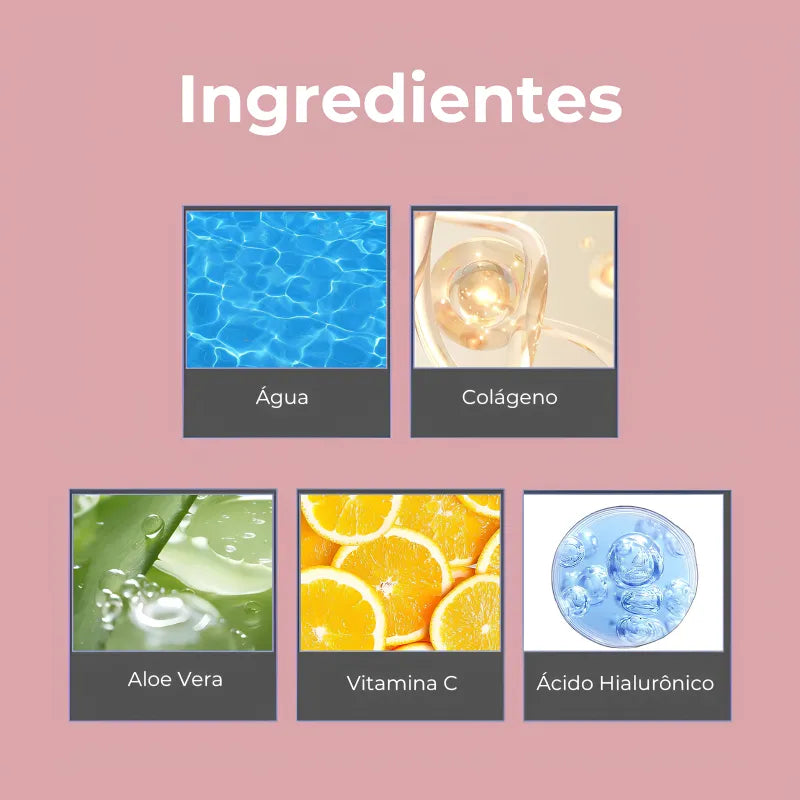Máscara de Biocolágeno hidrata e clareia a pele