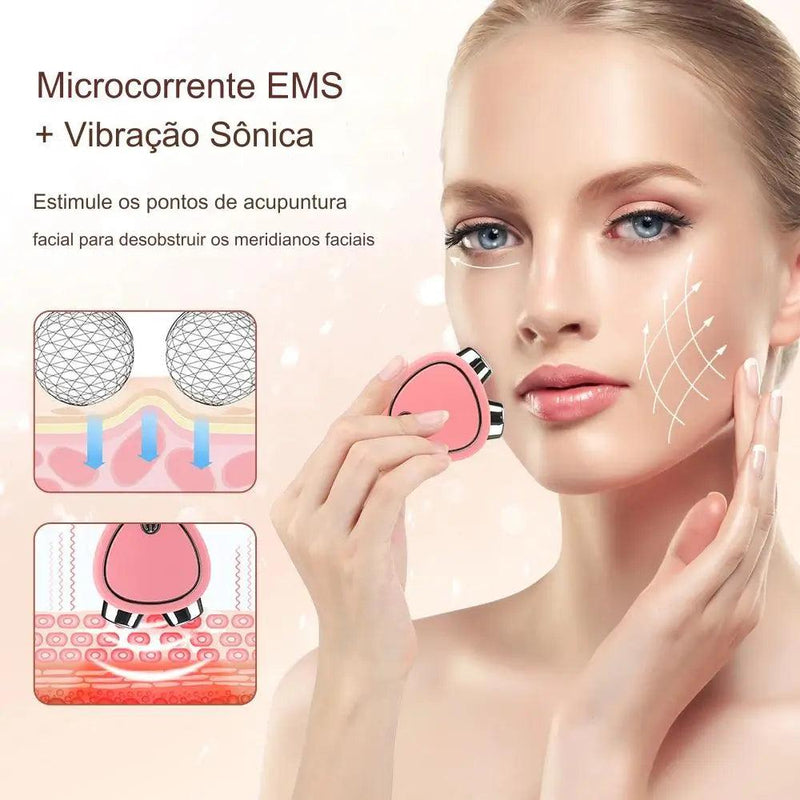 Modelador Facial AntiRugas Tecnologia Microcorrentes 
