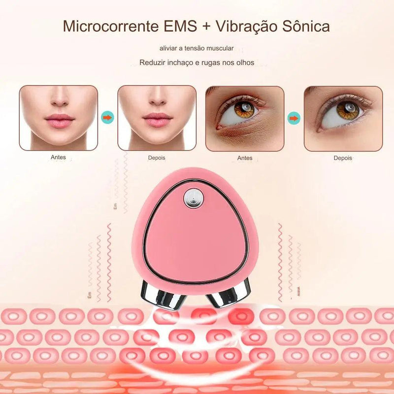 Modelador Facial AntiRugas Tecnologia Microcorrentes 