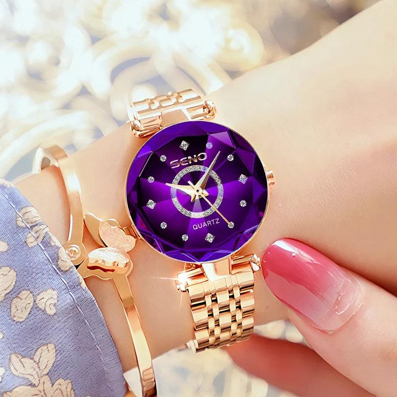 Relógio Feminino Sena Diamante 3D