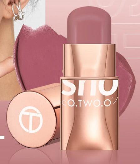 Batom Blush 3 Em 1 - O.TWO.O