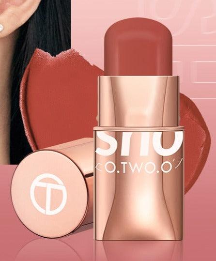 Batom Blush 3 Em 1 - O.TWO.O