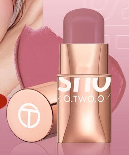 Batom Blush 3 Em 1 - O.TWO.O